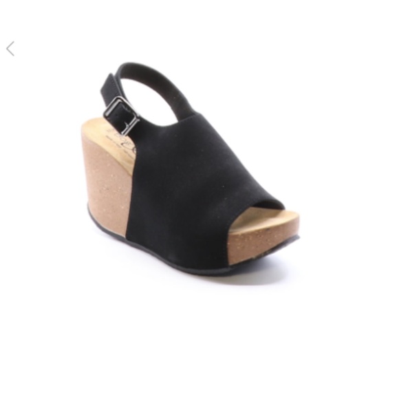 Bos. & Co. Shoes - Bos. & Co. women’s Sheila Suede Leather Wedge Sandals 9
